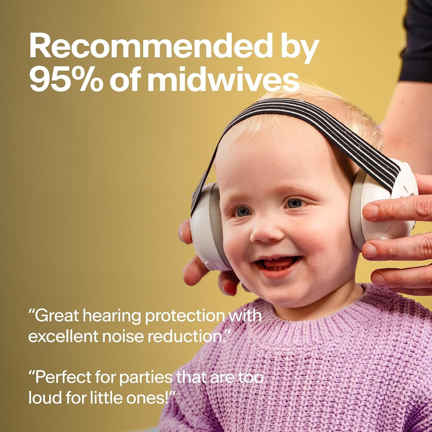 Alpine Muffy Baby Ear Protection for Babies and Toddlers up to 36 Months - CE & ANSI Certified - Noise Reduction Earmuffs - Comfortable Baby Headphones Against Hearing Damage & Improves Sleep - Blush