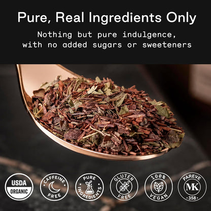 Firebelly Tea After Dinner Mint, Organic Chocolate & Mint Tea with Valerian Root, Loose Leaf Herbal Tea, Caffeine-Free, Chocolate Mint Tea for Your Evening Routine, 3.5 oz, Pack of 1