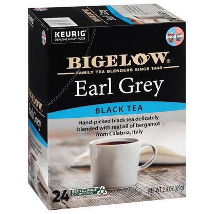 Bigelow Earl Grey Tea Keurig K-Cups, 24 Count (Pack of 4)
