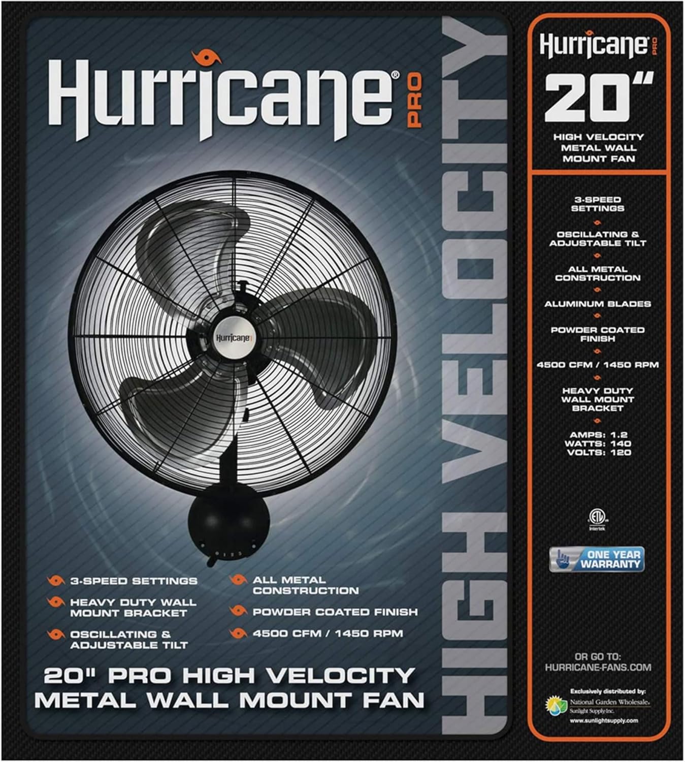 Hurricane Classic 6 Inch Clip Fan, 2 Speed Portable Desk Table Fan with Tilt, White