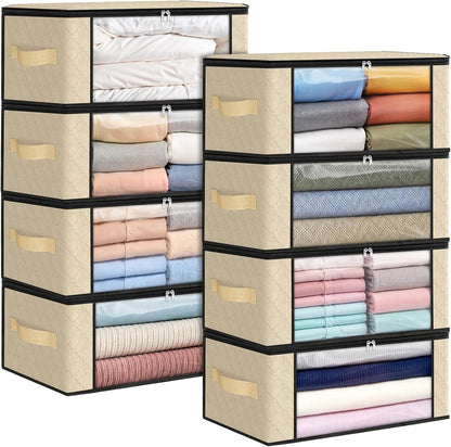 Fab totes Storage Bags for Clothes Blanket Storage Bins with Lids