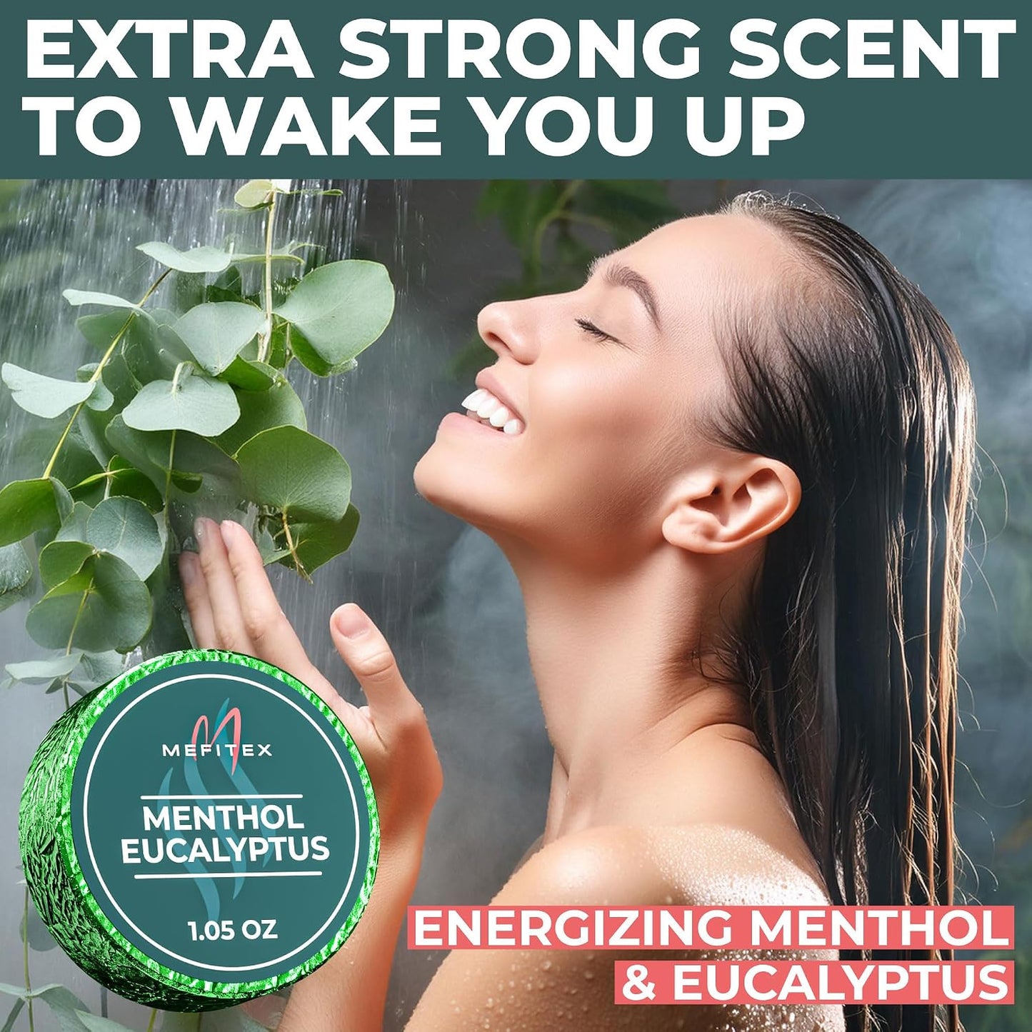 Shower Steamers for Men - 15 Pack Eucalyptus Aromatherapy Shower Steamers, Strong Scent, Long Lasting, Premium Essential Oils, Gifts for Men Relaxation and Sinus Relief