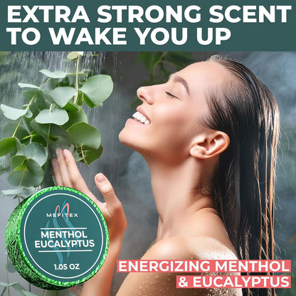 Shower Steamers for Men - 15 Pack Eucalyptus Aromatherapy Shower Steamers, Strong Scent, Long Lasting, Premium Essential Oils, Gifts for Men Relaxation and Sinus Relief