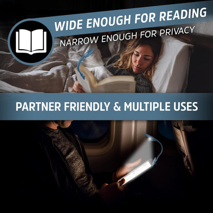 Energizer Flex-R LED Rechargeable Book Light for Reading in Bed, Reading Light with Warm LED Color, Long-Lasting and Lightweight,Blue