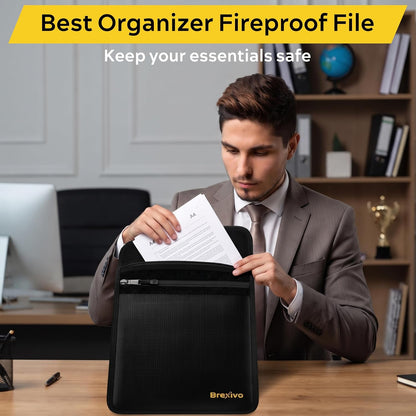 Fireproof Document Bag - Fireproof Box [Thermal Insulated] Fireproof Safety
