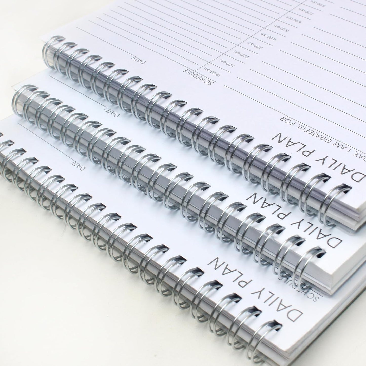 To Do List Notepad 3 Pack, Undated Daily Planner Notepad With To Do List Notebook Checklist Planner Spiral Waterproof Notepad for Office Supplies, School Planner, 52 Sheets/Pack, 5.5"*8.3" A5 Size