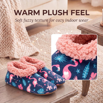 Cozylook Fuzzy Slippers for Women Indoor Soft Sole Slipper Socks