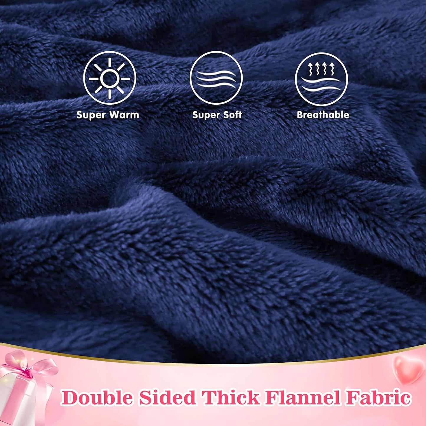 Waitu Wearable Blanket Sweatshirt Gifts for Women and Men, Warm and Cozy Giant Blanket Hoodie, Thick Flannel Blanket with Sleeves and Giant Pocket - Dark Gray