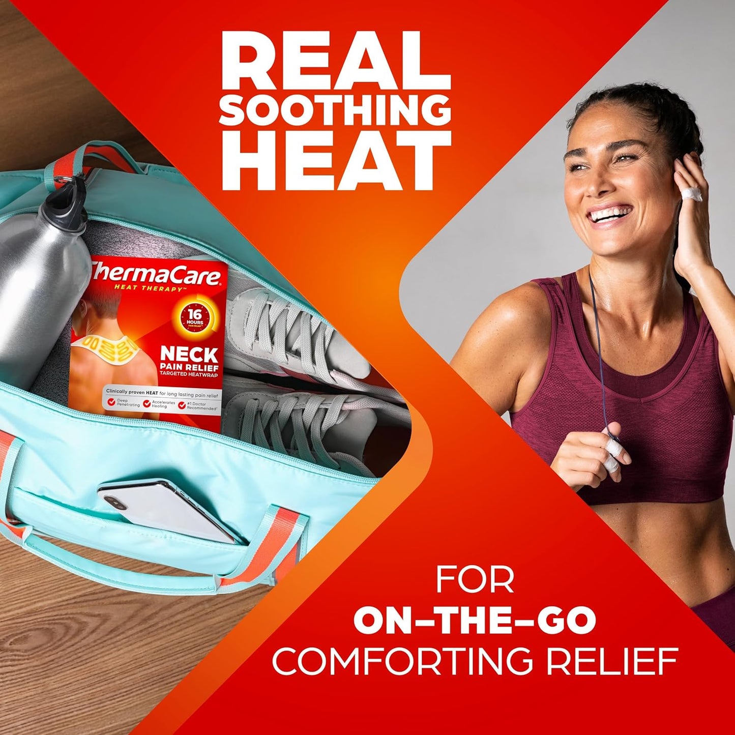 ThermaCare Heat Wraps for Neck & Shoulder Pain Relief, 5 Count