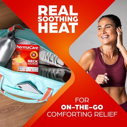 ThermaCare Heat Wraps for Neck & Shoulder Pain Relief, 5 Count