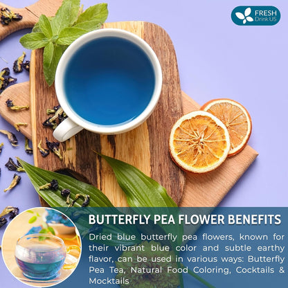 FreshDrinkUS, Premium 60 Chamomile Lavender Tea Bags, Calming Herbal Blend Strong Support for Relaxation & Better Sleep | Naturally Caffeine-Free Bedtime Tea with Soothing Floral Aroma, 100% Natural, Hand-made No Sugar/ Caffeine/ Gluten, Vegan - Colors B