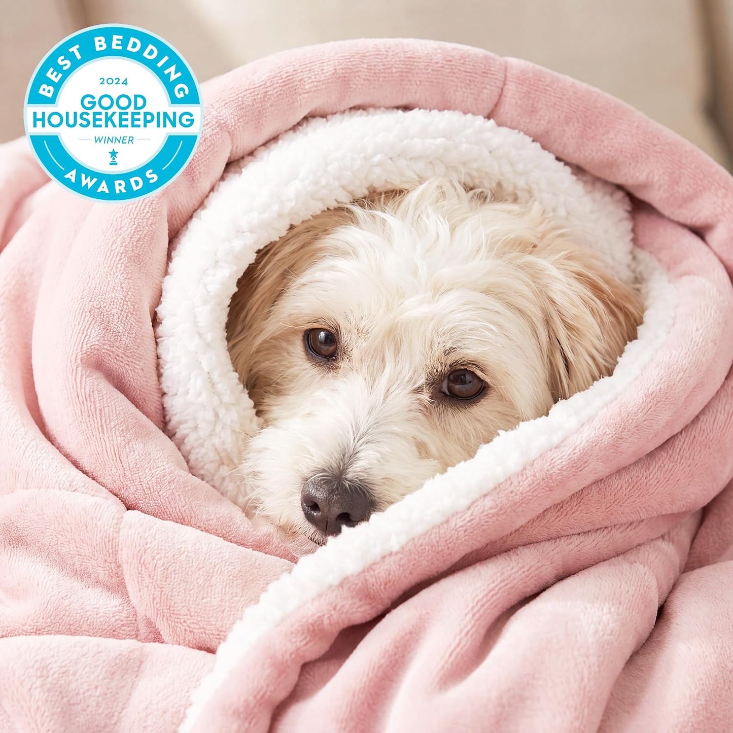 Bedsure GentleSoft Sherpa Fleece Throw Blanket for Couch, Non-Heated, Thick & Warm Cozy Blanket for Winter, Soft Fuzzy Plush Throw Gifts for Women and Men, Grey, 50x60 Inches
