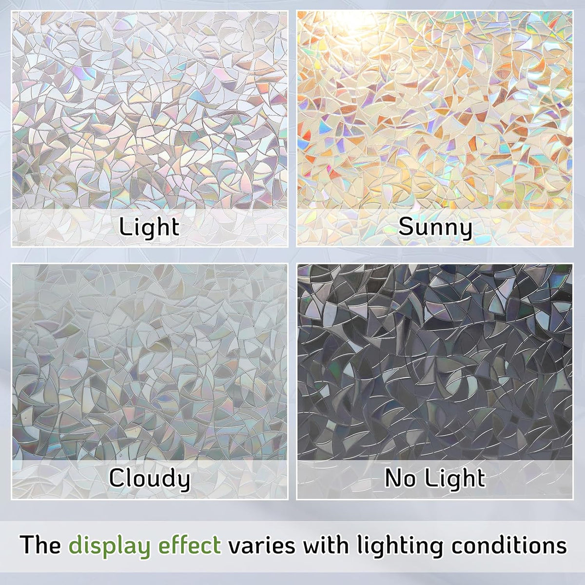 LUTE Blackout Window Film, Window Tint for Home Privacy, 17.5" x 78.7"