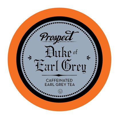Prospect Tea Co. Duke Of Earl Grey Tea Pods Compatible with K Cup Brewers Including 2.0, 40 Count