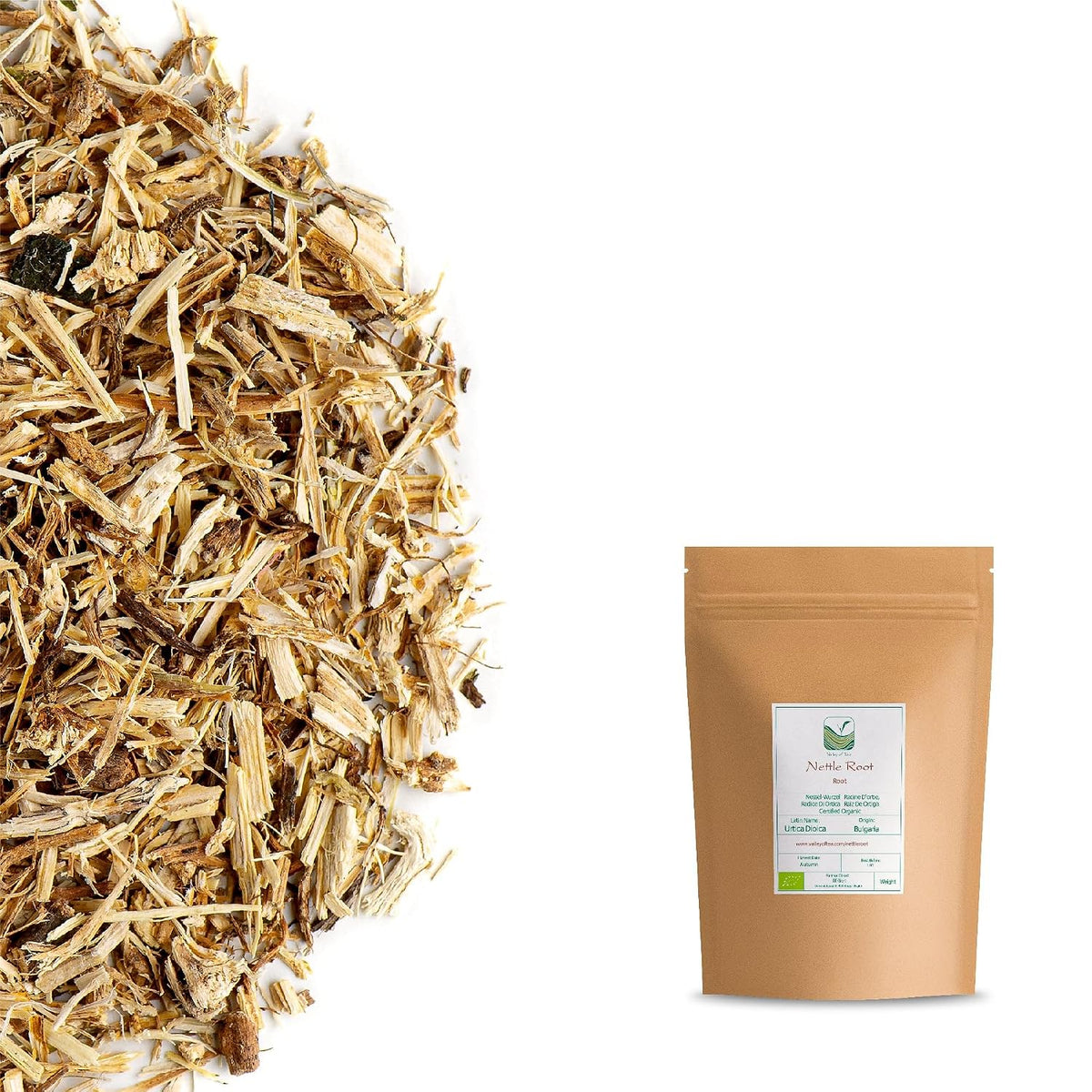 Nettle Root Organic Dried Cut Herb - Traditional Herbal Tea
