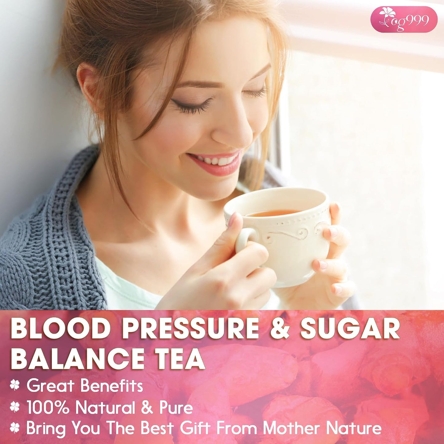 120 Bags Premium Turmeric Ginger Cinnamon Tea, Improve Digestion, Support Brain, Weight, Skin and Sleep, Eco-Conscious Tea Bags and Premium Natural Ingredients. Turmeric Ginger Herbal Tea. No Sugar, No Caffeine, No Gluten, Vegan.