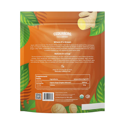 Organic Dandelion Root Tea-100 Tea Bags | Organic Herbal Tea | Eco-Friendly Tea Bags | Non-GMO Caffeine Free Tea