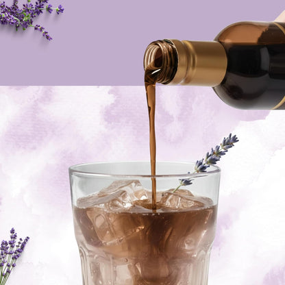 Moksh Premium Lavender Earl Grey Syrup for Coffee, Lattes, Tea & Matcha