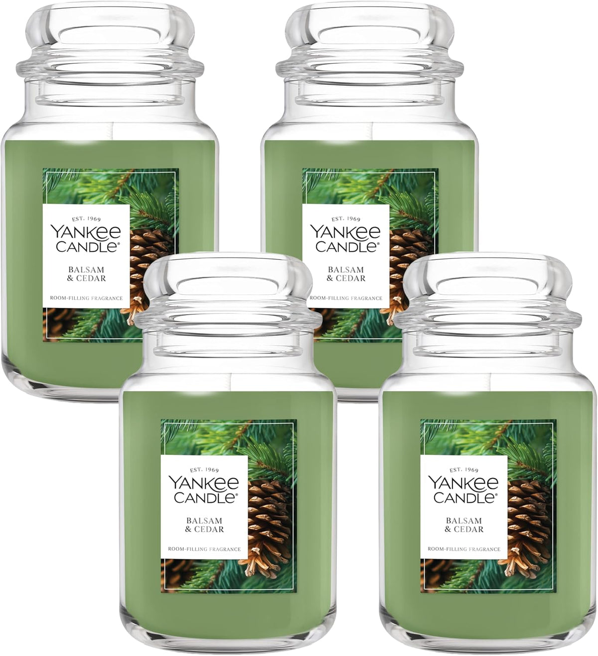 Yankee Candle Balsam & Cedar Scented Candle, 22oz Large Jar
