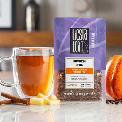 Tiesta Tea Fall Medley Dry Flight Set – Assorted Herbal, Black, Chai