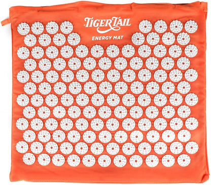 Tiger Tail Acupressure Energy Mat for Neck, Back, Shoulder, and Feet Pain Relief - Release Endorphins, Reduce Stress, Revitalize Energy Levels