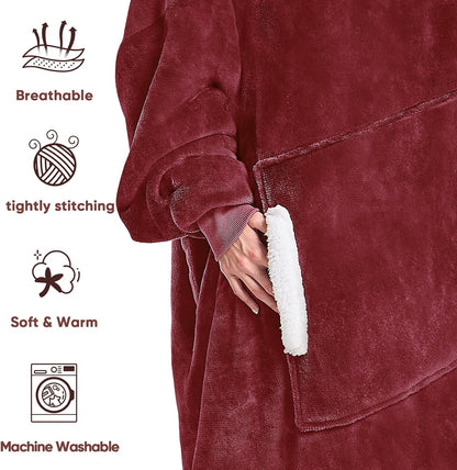 yescool Wearable Blanket Hoodie as Christmas Birthday Gifts for Women Mom - Colors A