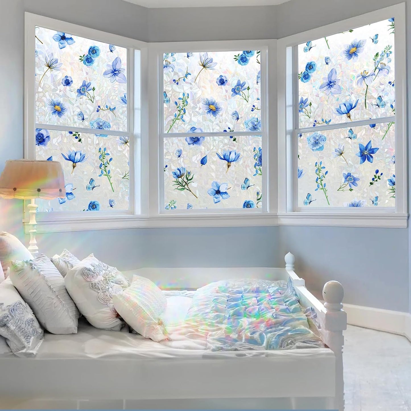 Coavas Blackout Window Privacy Film, Geometric Pattern, 11.8" x 78.7"