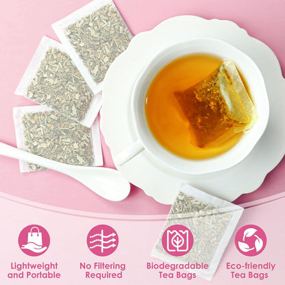 UBEEKOO Hormone Balance Herbal Tea for Women, Caffeine-Free, 30 Tea Bags