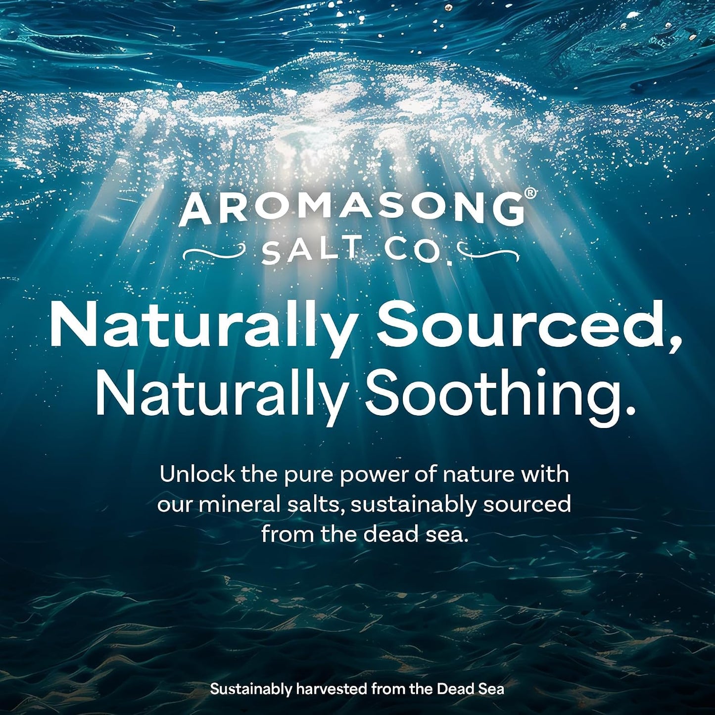 Aromasong RAW Magnesium Bath Flakes with 100% Natural Lavender, 3 LB Muscle Relaxing Organic Salts Mg Chloride, Mineral Soak. (Packaging May Vary)