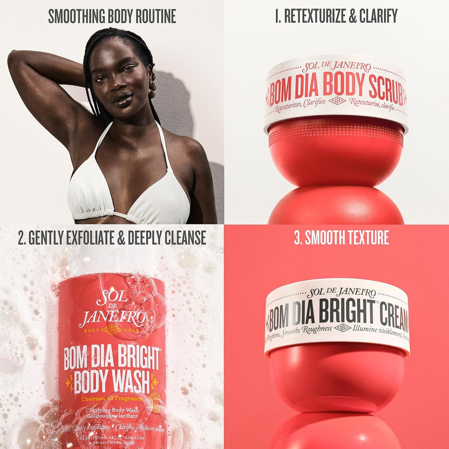 Sol de Janerio Body Scrub 7.8 oz. | Exfoliating Body Scrub, Bum Bum, Bom Dia