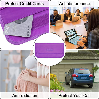 Wisdompro Faraday Bag, RFID Signal Blocking Bag for Phones and Car Keys