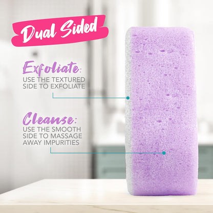 Spongeables Anti-Cellulite Body Wash in a Sponge, Moisturizer and Exfoliator, 20+ Washes