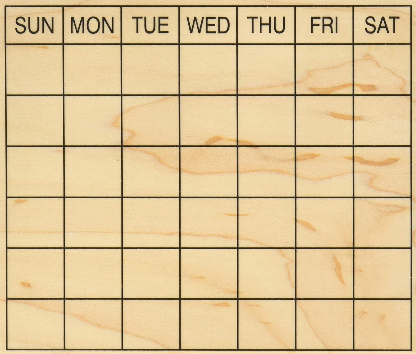 Stamps by Impression Journal, Habit Tracker, Calendar Rubber Stamp 2.25" x 2.75" 6 Row ST 1298