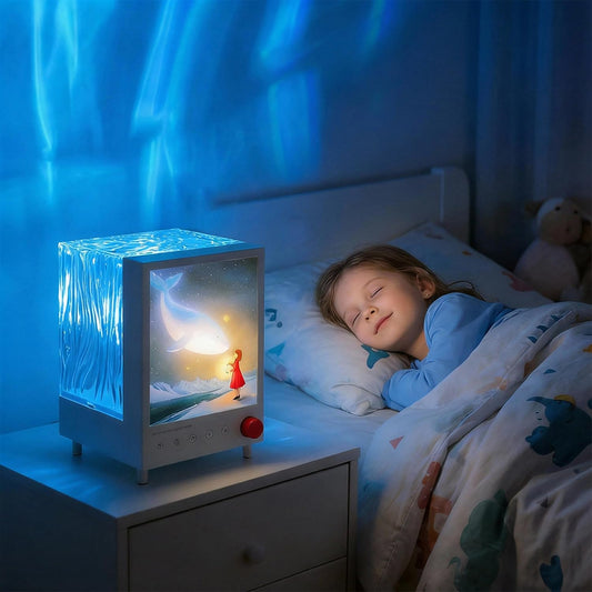 Rechargeable Ocean Lights Projector: Ultra-Quiet < 25dB Motor