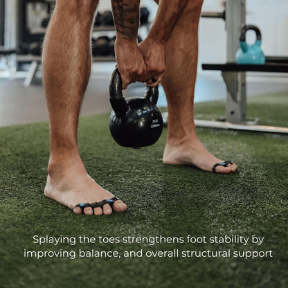 The Toe Spacer from Spacer Mobility, Recovery from the Ground Up, Correct Bunions, Plantar Fasciitis, & Correct Toes | Unisex Therapeutic Toe Spacer - Relieve Foot Pain and Tension | 4-Loop (4-Loop)