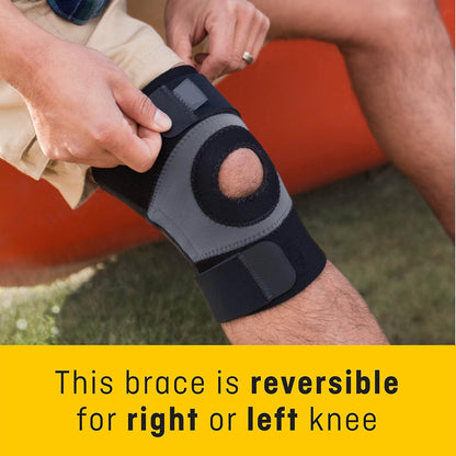 FUTURO Performance Compression Knee Support, Ideal for Everyday Activities, One Size - Black