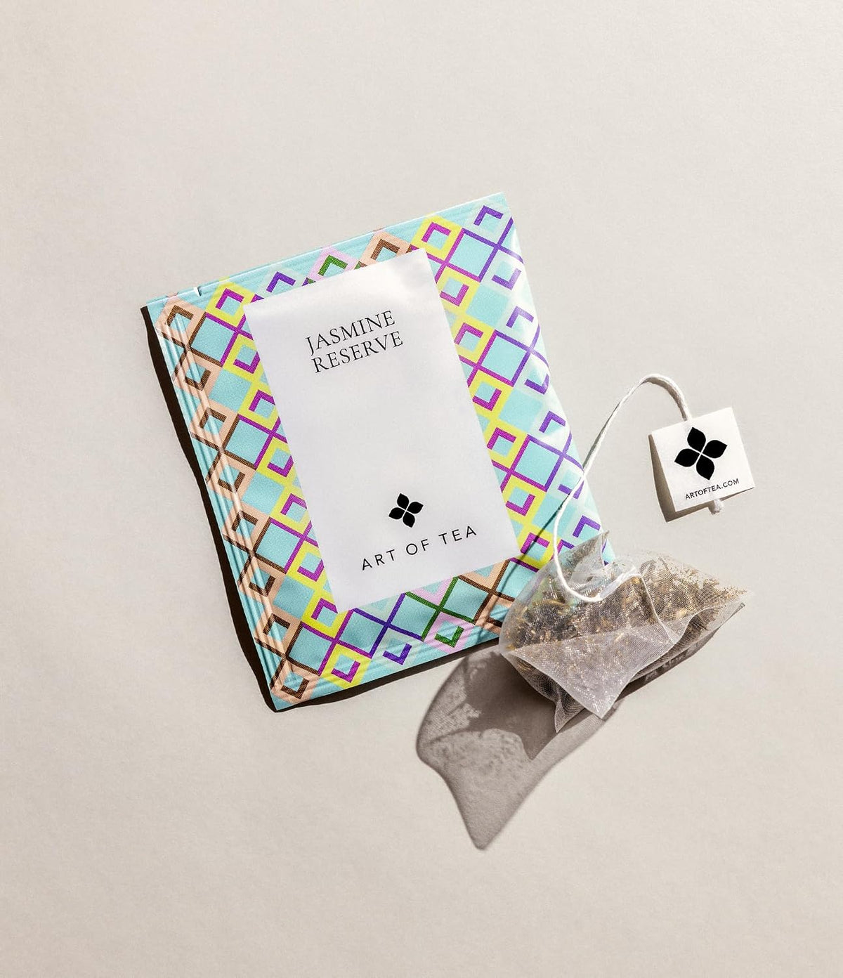 Art of Tea | Organic Jasmine Reserve (Jasmine Tea) | 50 Pyramid Tea Bag Sachets
