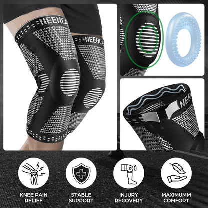 NEENCA Professional Knee Brace, Medical Knee Support for Women & Men Relief