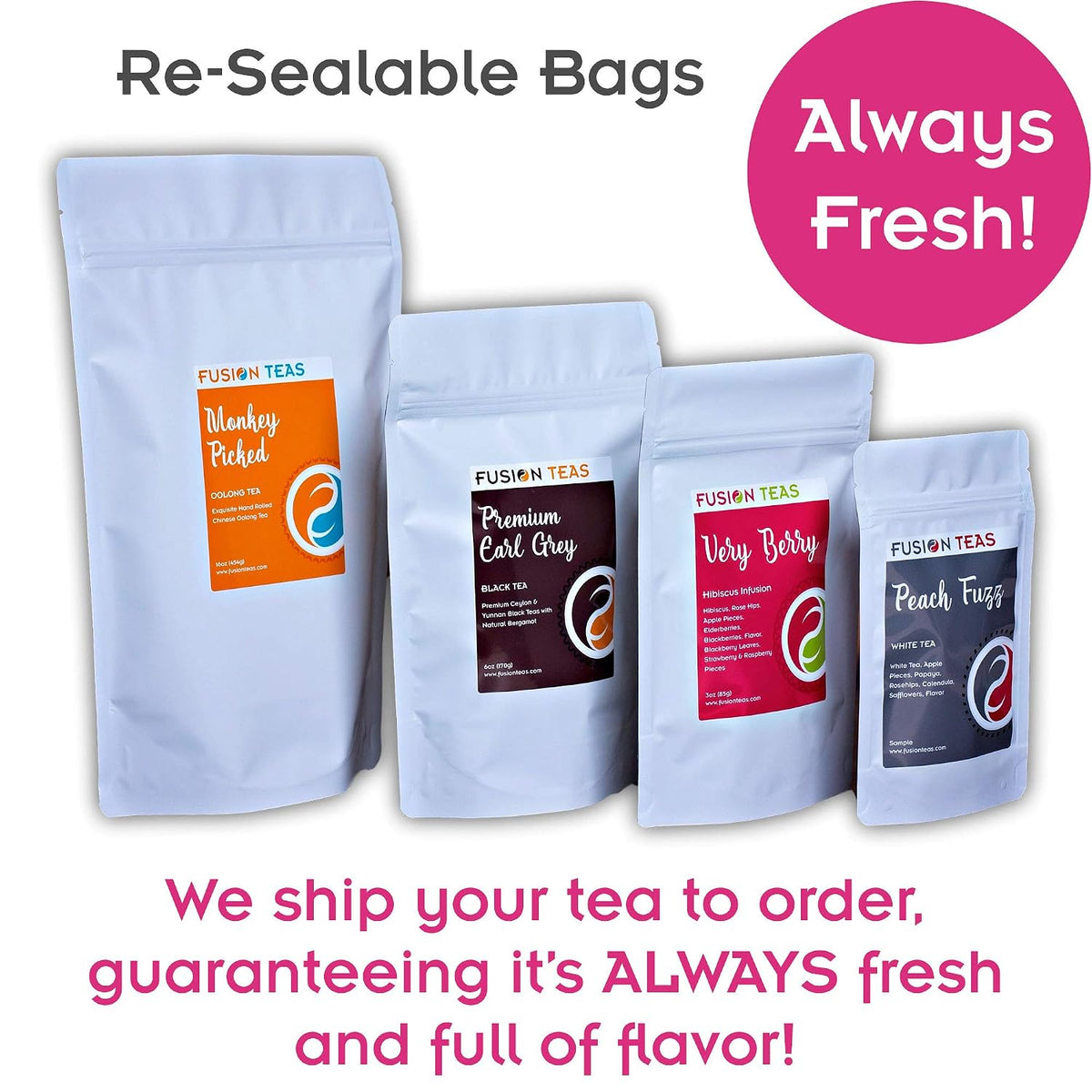 Very Berry Hibiscus Herbal Fruit Tea - Caffeine Free Loose Leaf Bulk Berries Herbs and Fruit - 5 Oz Pouch