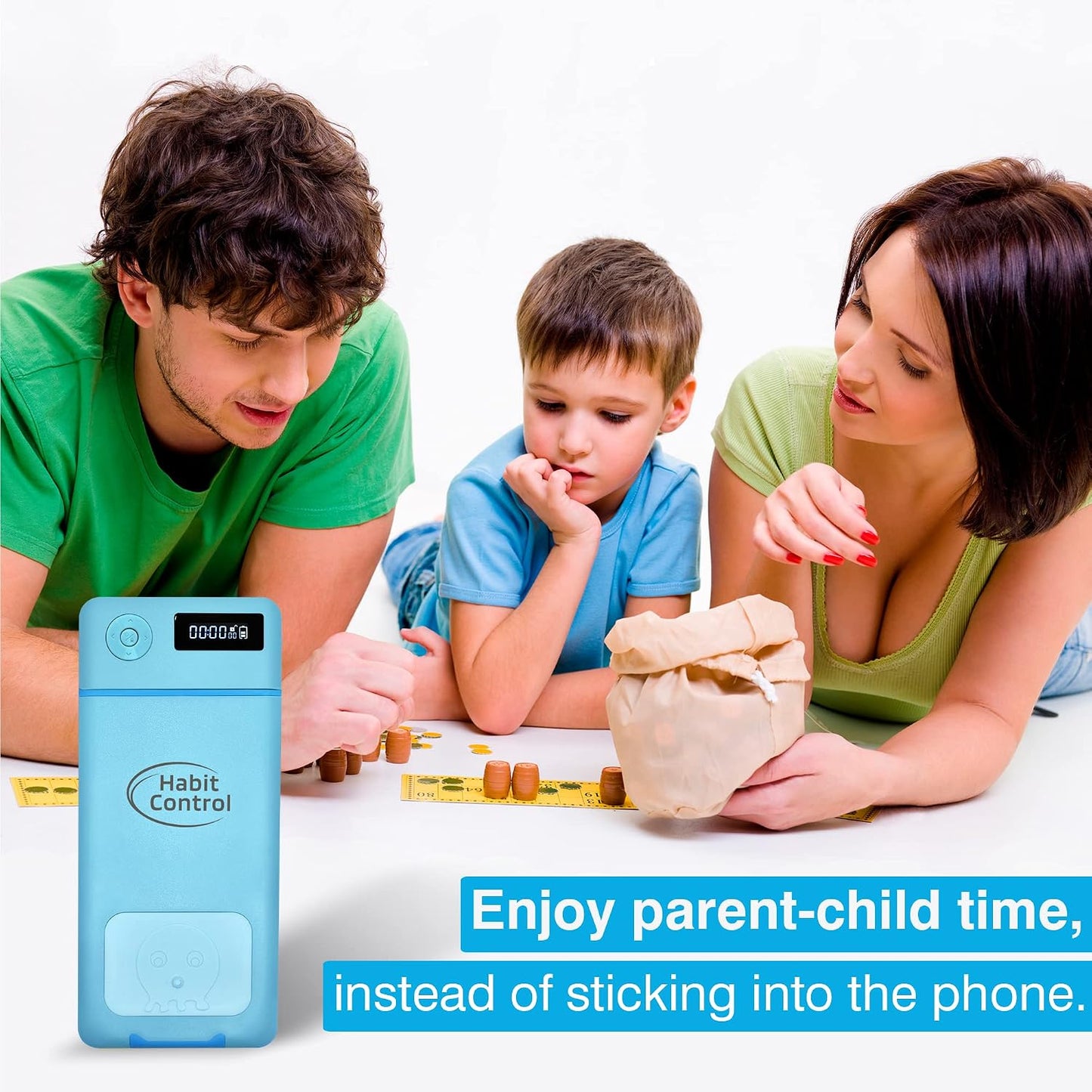Cell Phone Lock Box with Timer for Self-Discipline, Portable Time Lock Box Suitable for iPhone and Android Smartphones, Phone Jail Box with Timer to Reduce Screen Time, Mindfulness Gift