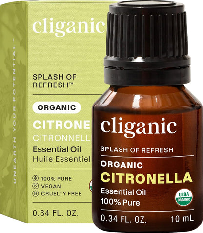 Cliganic Organic Lavender Essential Oil - 100% Pure Natural Undiluted, for Aromatherapy Diffuser | Non-GMO Verified - Colors A