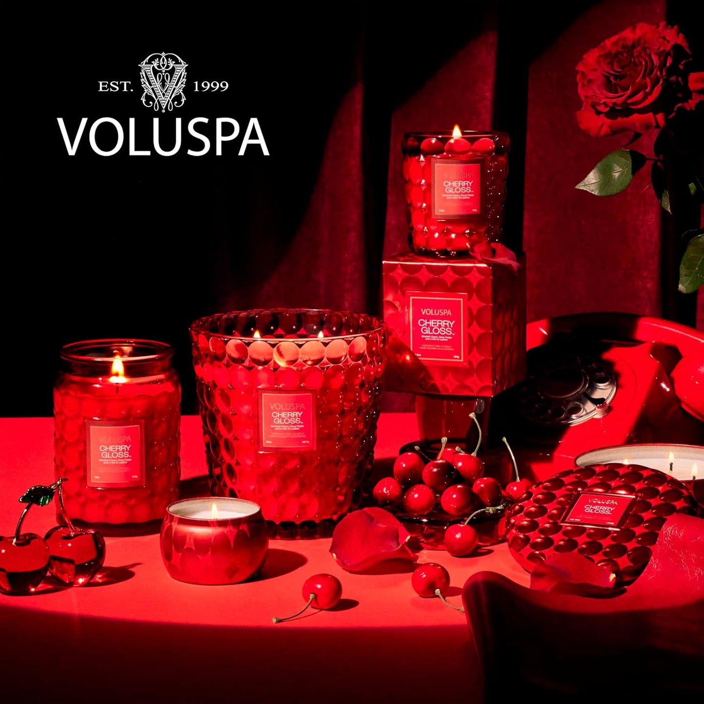 Voluspa Baltic Amber Candle, 18 oz, Coconut Wax Blend, Scented Candles for Home, 100 Hour Burn Time, Candle Jar