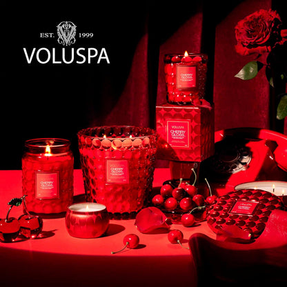 Voluspa Baltic Amber Candle, 18 oz, Coconut Wax Blend, Scented Candles for Home, 100 Hour Burn Time, Candle Jar