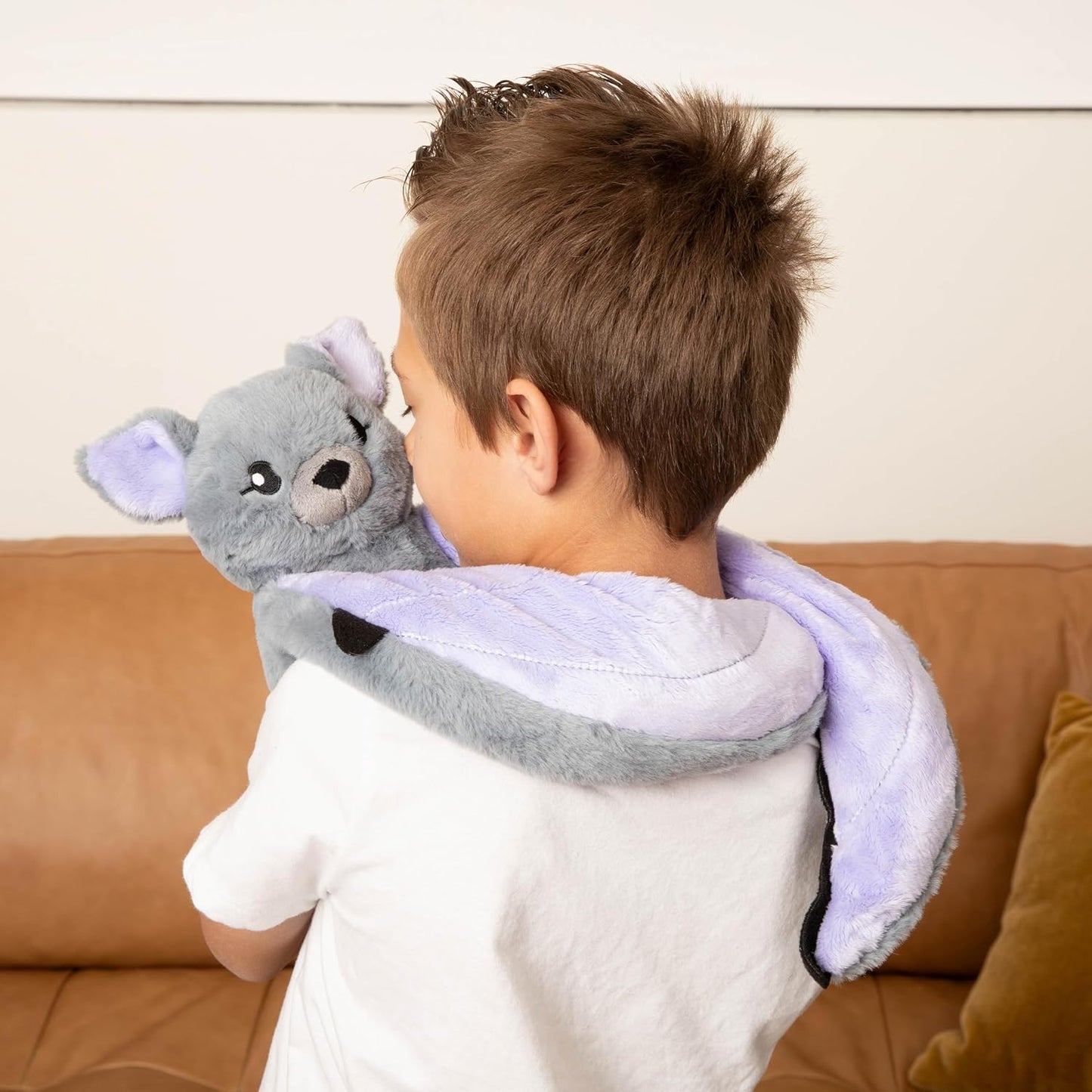 HUGIMALS Hugarounds Sidney the Sea Turtle 2.5 lb Microwaveable & Freezable Weighted Plush Neck & Shoulder Wrap | Soothing, Comforting Hugs for Self-Care & Relaxation | Unscented for Ages 2+
