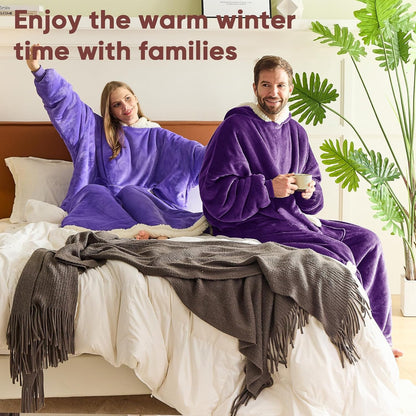 yescool Wearable Blanket Hoodie as Christmas Birthday Gifts for Women Mom - Colors B