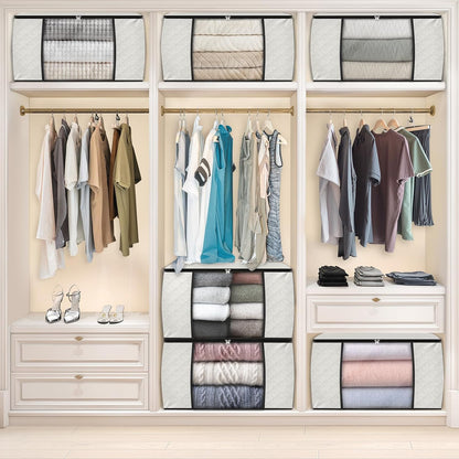 Fab totes Storage Bags for Clothes Blanket Storage Bins with Lids
