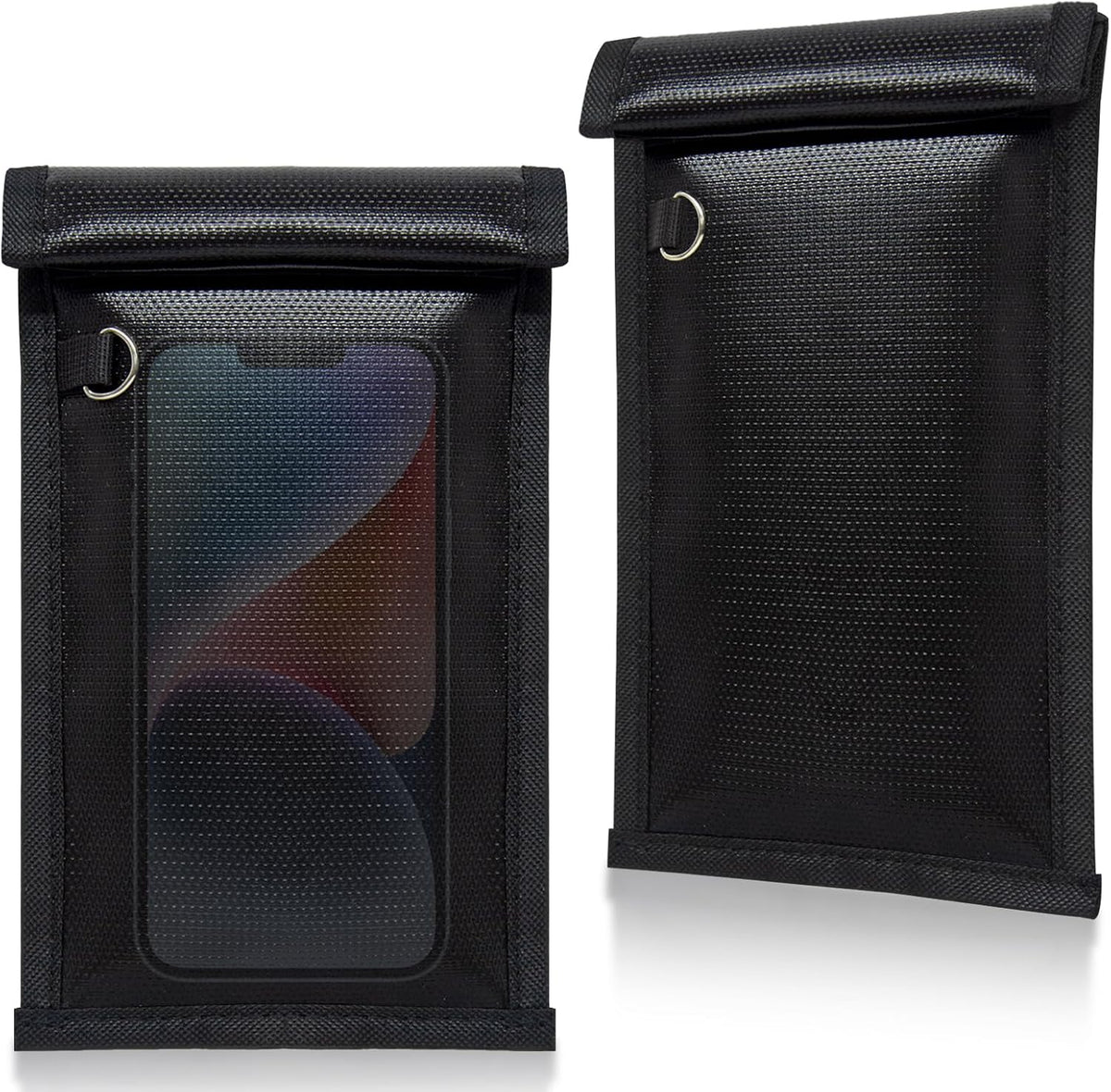 yaokvide Faraday Bags for Phones & Car Keys, Fireproof & Waterproof Faraday Key Fob Protector, Anti-Theft Signal Blocker Pouch
