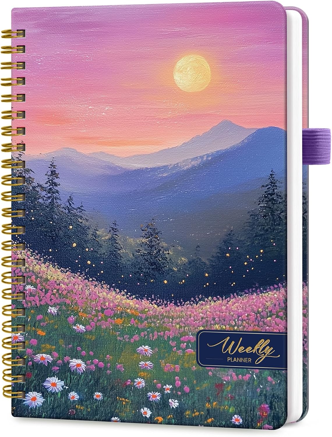 Taja Undated Weekly Planner, Weekly To Do List Notebook with Goal & Habit Tracker Organizer, A5 Weekly Planner Notebook with Spiral Binding, 6.1" x 8.2" - Green