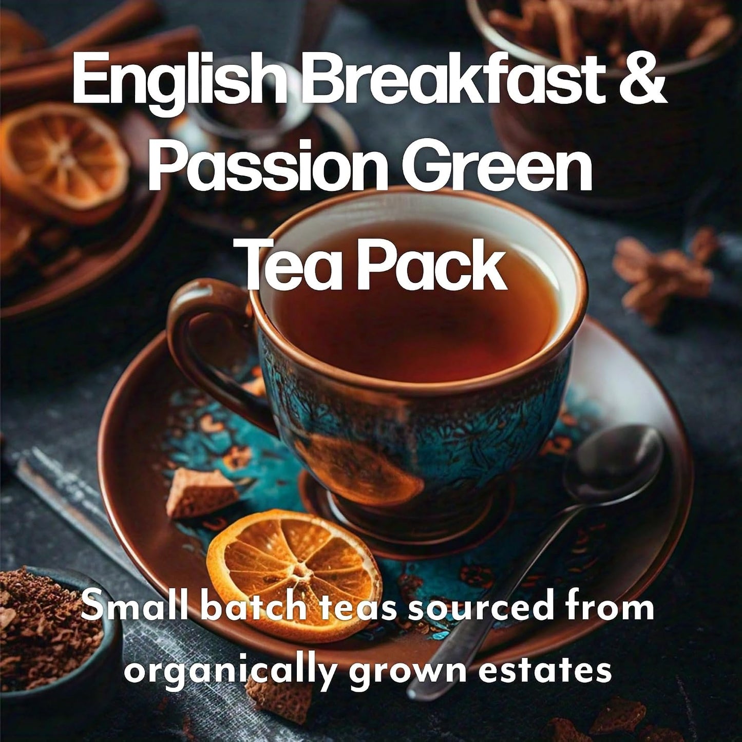 Maud's Organic Chamomile Lavender Tea Pods, 24 ct, Single Serve Pods – 100% Gourmet Blended Tea Leaves, Compatible with Keurig K Cups Maker