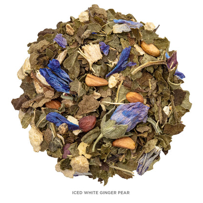 Tea Forte Tea Over Ice White Ginger Pear Tea, 5 Pyramid Infusers